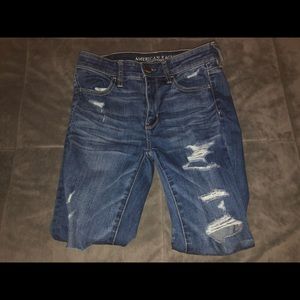 American Eagle ripped jeans